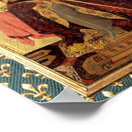 トゥールーズのセントルイスが彼の弟を王位に飾った ポスター (角)