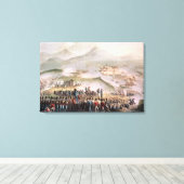 トゥールーズの戦い、刻まれたトーマス・サザーランド キャンバスプリント (インサイチュ (ウッドフロア))