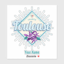 トゥールーズシティフランスレトロヴィオレットヴィンテージ土産