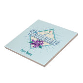 トゥールーズシティフランスレトロヴィオレットヴィンテージ土産 タイル (側面)