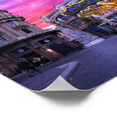 トゥールーズフランシフランスのティ回転木馬サンセットトラベル ポスター (角)