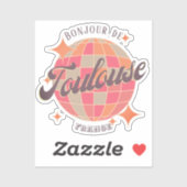 トゥールーズフランスのシティファンデコールアイテム シール (シート)