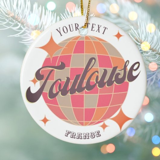 トゥールーズフランスのデコレーションお土産観光客 セラミックオーナメント