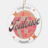 トゥールーズフランスのデコレーションお土産観光客 セラミックオーナメント (左)