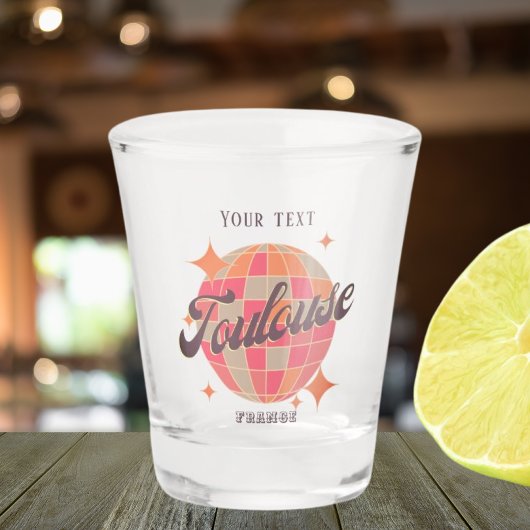 トゥールーズフランスの都市の飲み物 ショットグラス