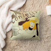 トゥールーズラウトレックヴィンテージファインアート装飾用クッション クッション (ブランケット)