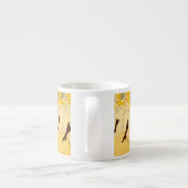 トゥールーズロートレックイエロー踊りガールポスター エスプレッソカップ (裏面)