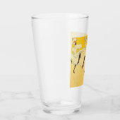 トゥールーズロートレックイエロー踊りガールポスター タンブラーグラス (右)