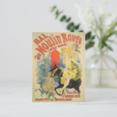 トゥールーズロートレックポスターアート ポストカード (スタンド正面)