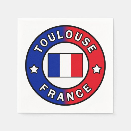 トゥールーズ フランス スタンダードカクテルナプキン (正面)