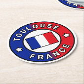 トゥールーズ フランス ラウンドペーパーコースター (アングル)