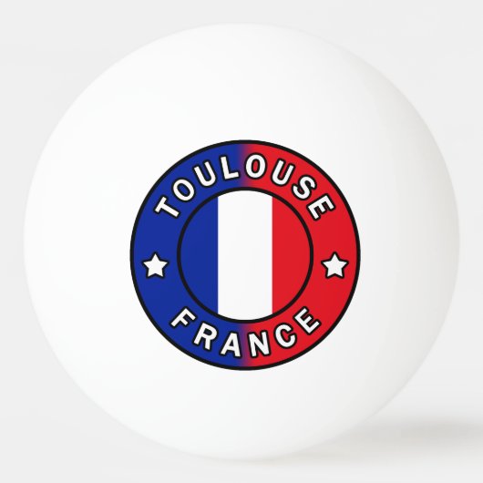 トゥールーズ フランス 卓球ボール (正面)