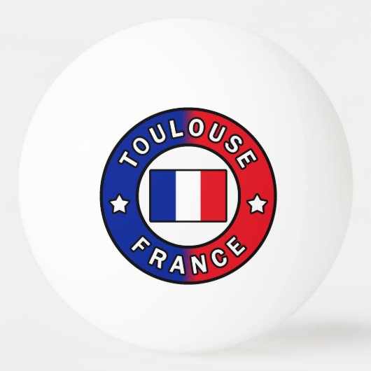 トゥールーズ フランス 卓球ボール (正面)