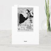 トゥールーズ・ラウトレックサンキューカード サンキューカード (裏面)