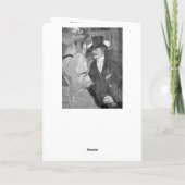 トゥールーズ・ラウトレックサンキューカード サンキューカード (裏面)