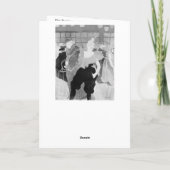 トゥールーズ・ラウトレックサンキューカード サンキューカード (裏面)