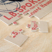 トゥールーズ-ラウトレックヴィンテージサイクリングアド ジグソーパズル (側面)