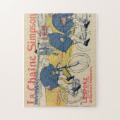 トゥールーズ-ラウトレックヴィンテージサイクリングアド ジグソーパズル (縦)