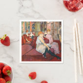 トゥールーズ・ラウトレック – ザサロン,ルーデムーラン スタンダードカクテルナプキン (インサイチュ)