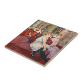 トゥールーズ・ラウトレック – ザサロン,ルーデムーラン タイル (側面)