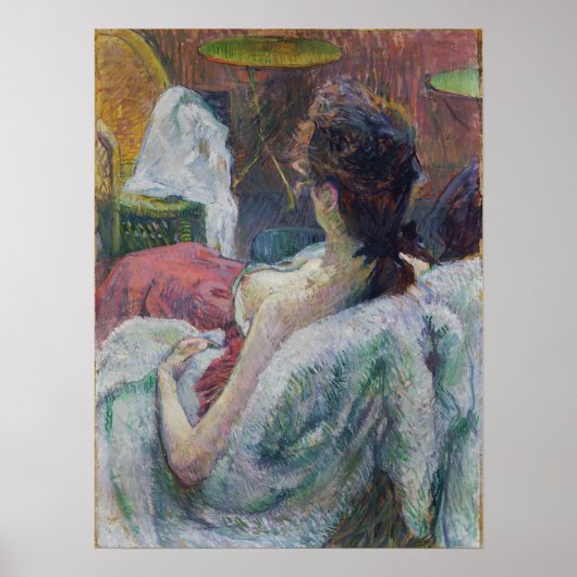 トゥールーズ – ラウトレック – モデル休息 ポスター (正面)