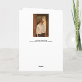 トゥールーズ・ラウトレック – モンルージュ，ローザ・ラ・ルージュ カード (裏面)