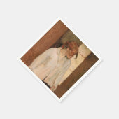 トゥールーズ・ラウトレック – モンルージュ,ローザ・ラ・ルージュ スタンダードカクテルナプキン (角)