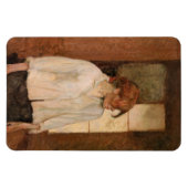 トゥールーズ・ラウトレック – モンルージュ，ローザ・ラ・ルージュ マグネット (横)