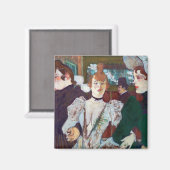 トゥールーズ・ラウトレック – ラグールーArungeに到着 マグネット (正面/裏面)