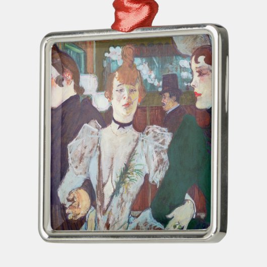 トゥールーズ・ラウトレック – ラグールーArungeに到着 メタルオーナメント (左)