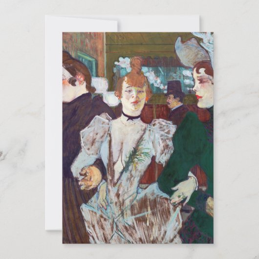 トゥールーズ・ラウトレック – ラグールーArungeに到着 招待状 (正面)