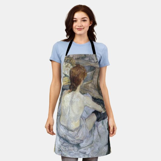 トゥールーズ・ラウトレック – ルーズ/トイレ エプロン (着用した状態)