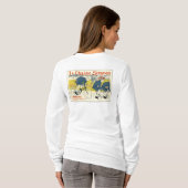 トゥールーズ・ラウトレック – ヴィンテージ自転車芸術 Tシャツ (裏面フル)