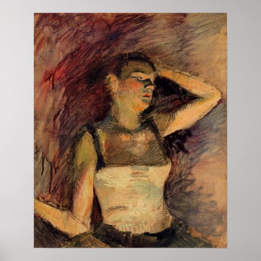 トゥールーズ – ラウトレック – 勉強のダンサー1888 ポスター (正面)