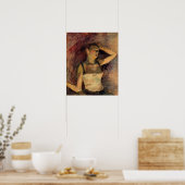 トゥールーズ – ラウトレック – 勉強のダンサー1888 ポスター (キッチン)