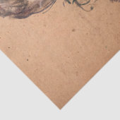 トゥールーズ・ラウトレック – 黒いボアを持つ女性 薄葉紙 (詳細)