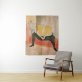 トゥールーズ・ラウトレック – Mademoiselle Cha-u-kao着席 タペストリー (インサイチュ)