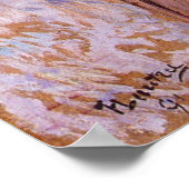 トゥールーズ・ロートレックで髪を結う女性 ポスター (角)