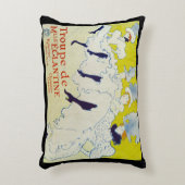 トゥールーズ・ロートレックによるラ・セイン・ド・メレ・エグランティン アクセントクッション (正面(垂直))