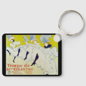 トゥールーズ・ロートレックによるラ・セイン・ド・メレ・エグランティン キーホルダー (正面)