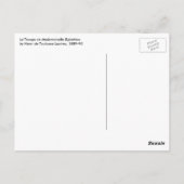 トゥールーズ・ロートレックによるラ・セイン・ド・メレ・エグランティン ポストカード (裏面)