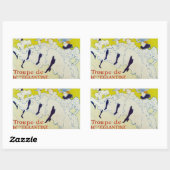 トゥールーズ・ロートレックによるラ・セイン・ド・メレ・エグランティン 長方形シール (シート)