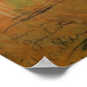 トゥールーズ・ロートレックの毛皮を持つ少女 ポスター (角)