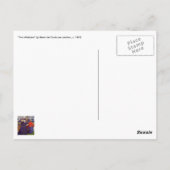 トゥールーズ・ロートレックの2つのワルツワーズ ポストカード (裏面)