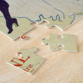 トゥールーズ・ロートレックの「エグランティーヌの踊り団」 ジグソーパズル (側面)