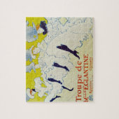 トゥールーズ・ロートレックの「エグランティーヌの踊り団」 ジグソーパズル (縦)