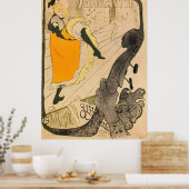 トゥールーズ – ロートレックジェーンアヴリルヴィンテージリトグラフ ポスター (キッチン)