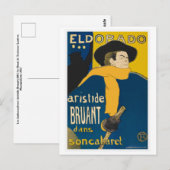 トゥールーズ・ロートレック葉書 ポストカード (正面/裏面)