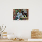 トゥールーズ・ロートレック – アットザカフェラミエ ポスター (キッチン)