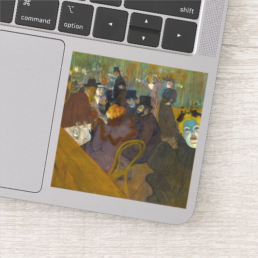 トゥールーズ・ロートレック – アットザルージュ シール (詳細)